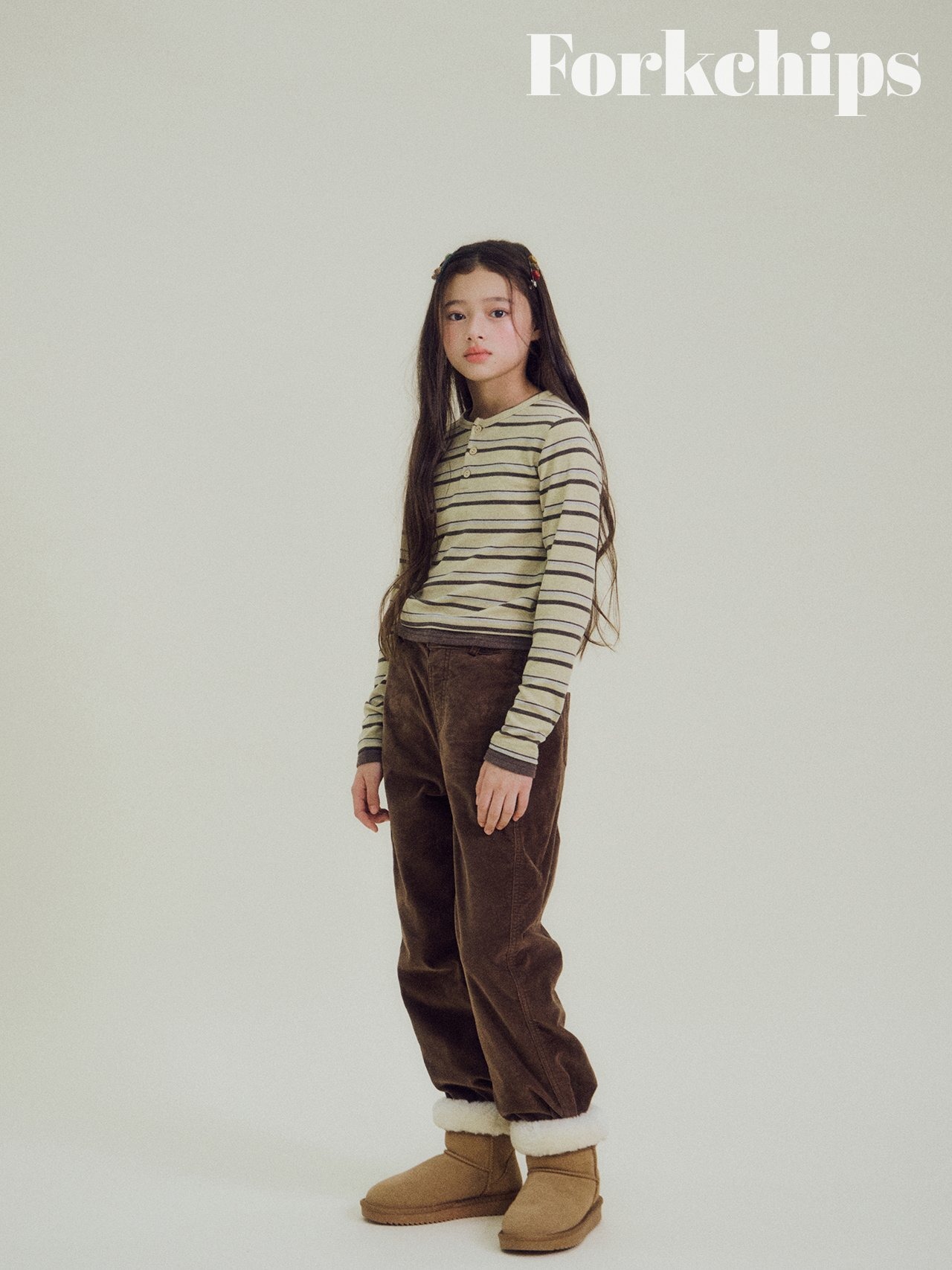 FORK CHIPS［取寄］viole velour pants 26winter