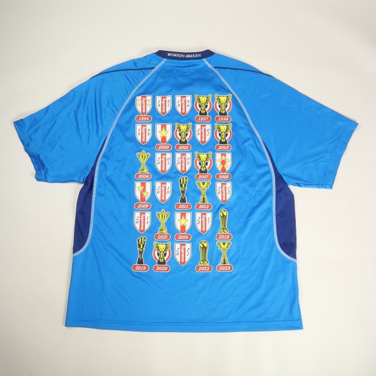 Size【L】 SUPREME シュプリーム 24SS Jacquard Soccer Jersey Blue  