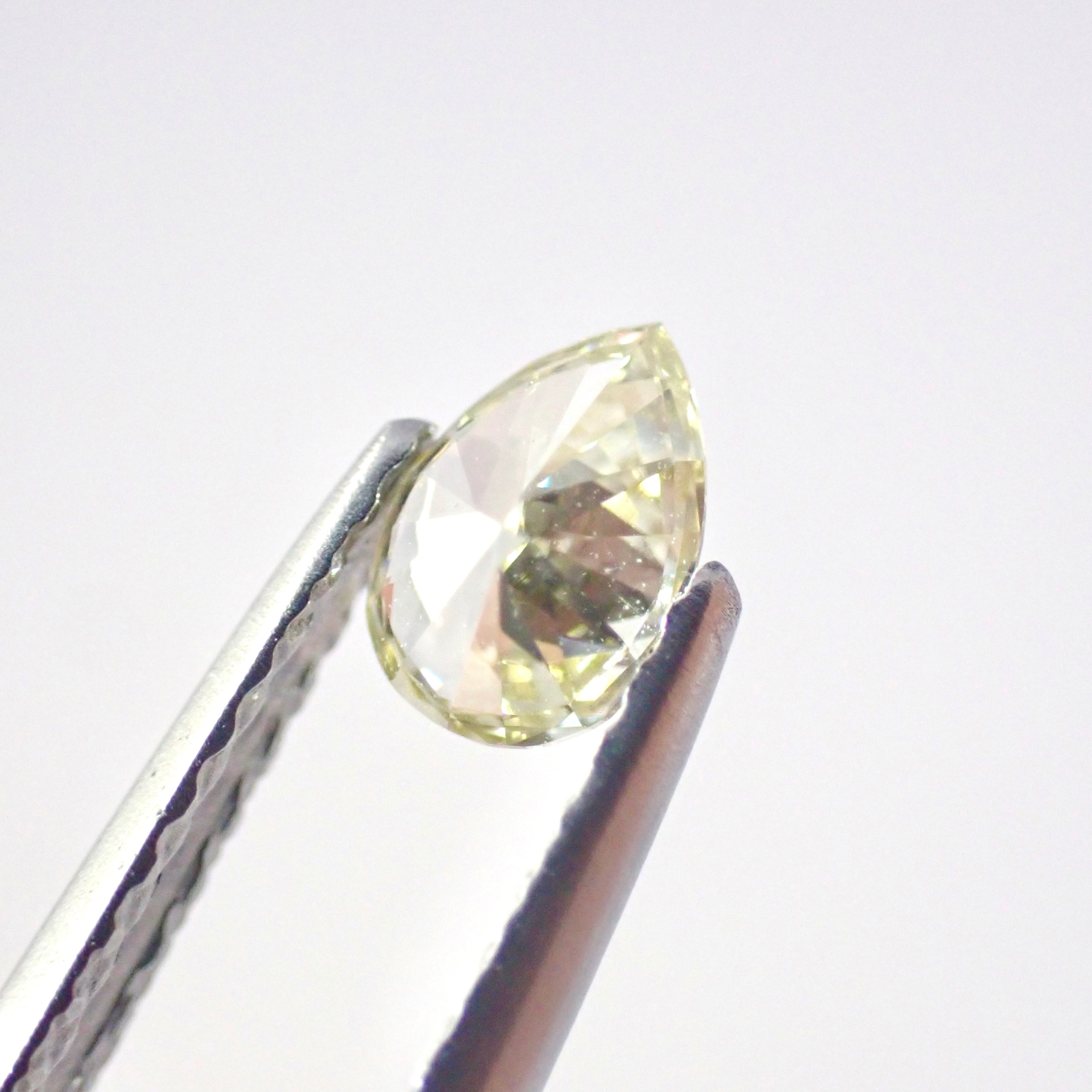 希少】Fancy Light Yellow 0.313ct ダイヤ ダイヤモンド ルース 裸石