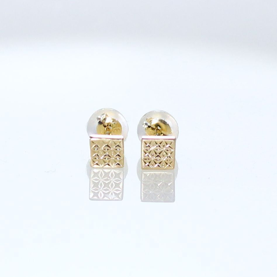 K18YG 桃珊瑚ピアス 7.5㎜珠 | Atelier Ozaki