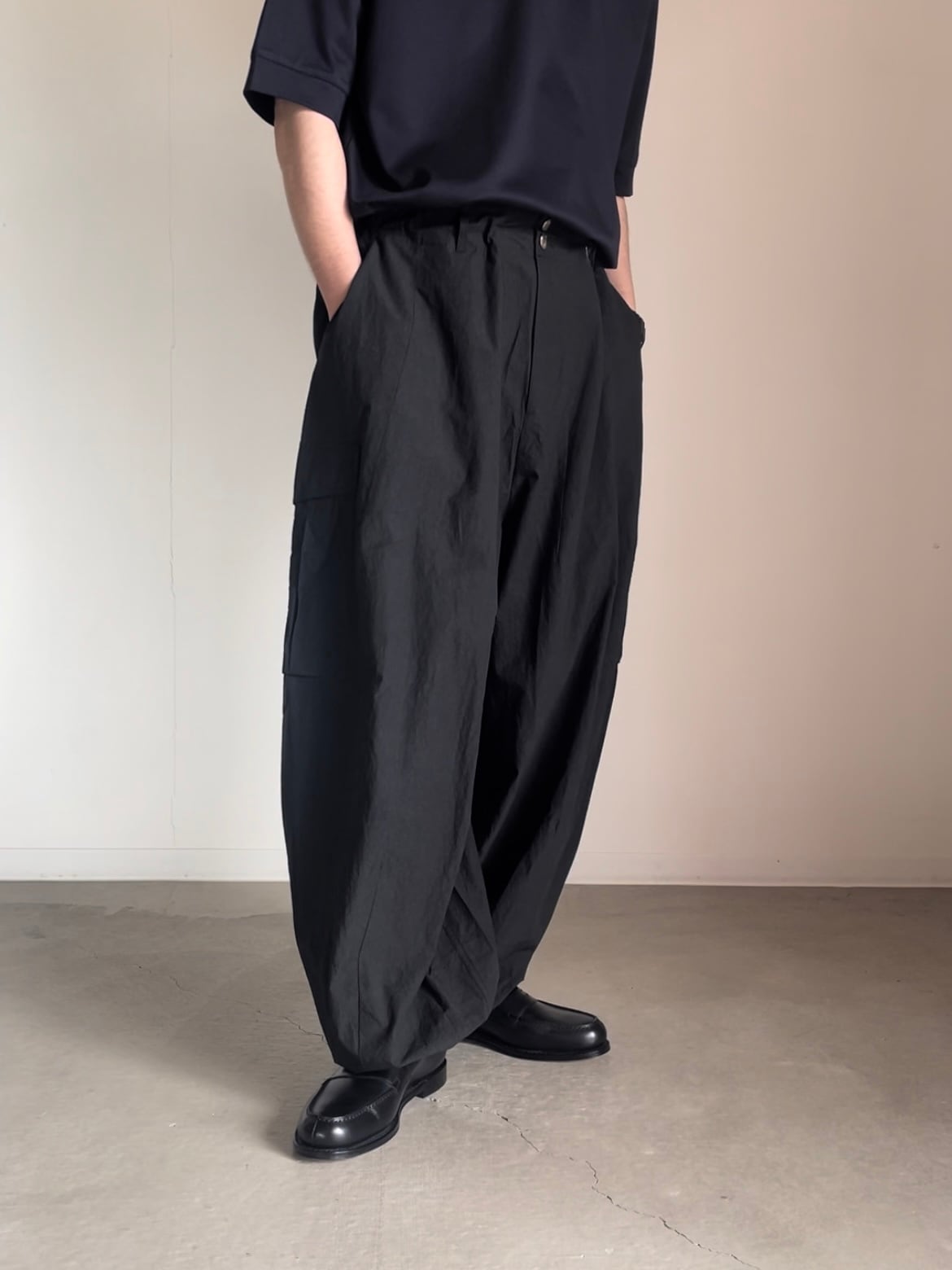 AMBERGLEAM アンバーグリーム【Linen Oversized Pants/リネンオーバー 