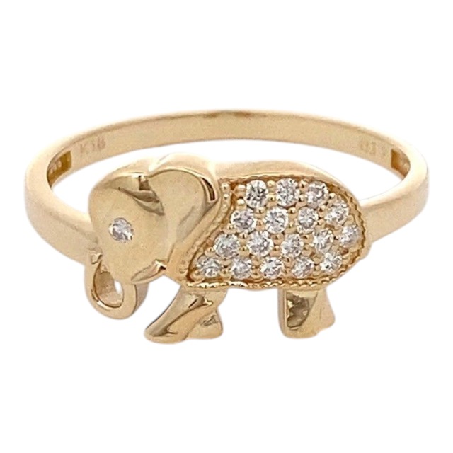 K18YG 0.12ctﾀﾞｲﾔ ﾘﾝｸﾞ