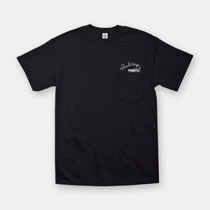 Soulcrap Pocket Tee (Black) / Logo (Front) & “Riddim & Blues” (Back)