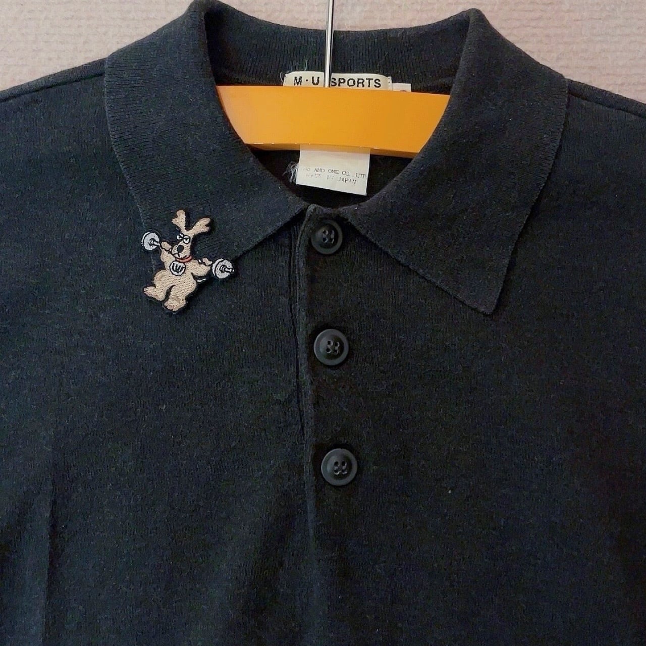 muscle building dog polo shirt