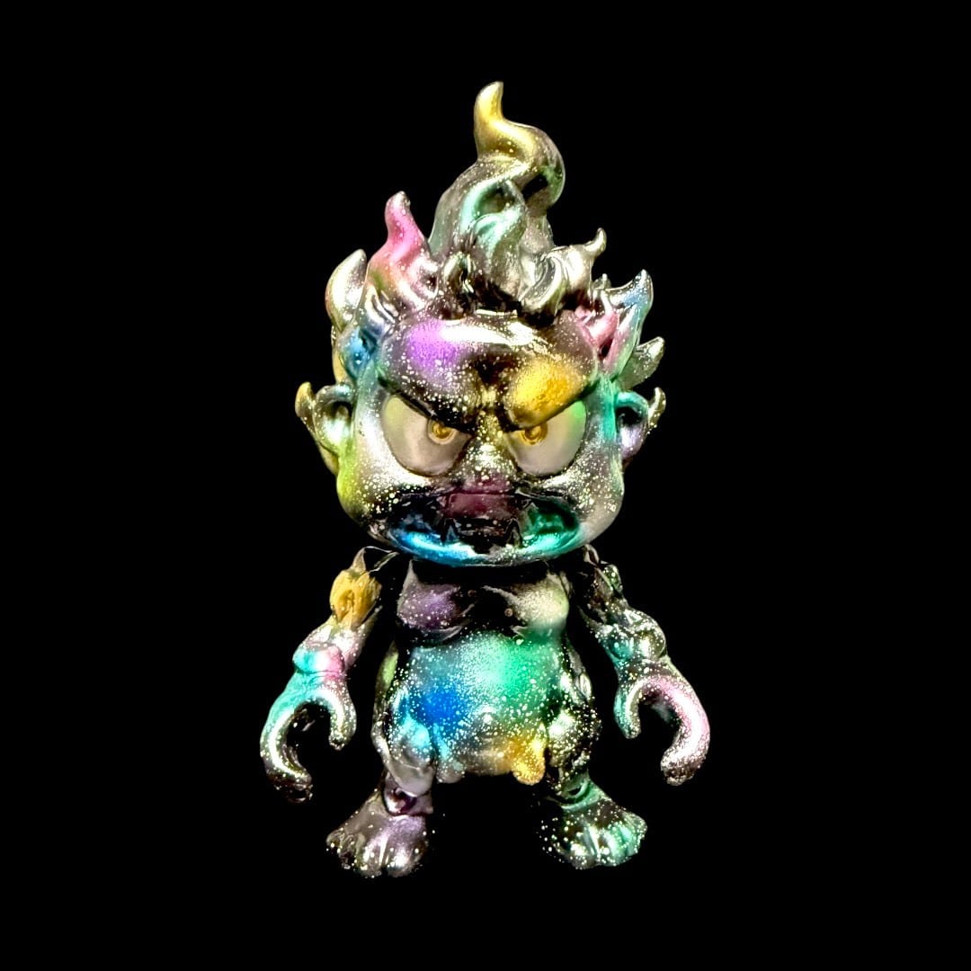 CHILL TOYS 煙の妖怪　煙童　ブラックカラー Chill Toys 煙の妖怪 煙童 ブラック＆陰陽 2点セット ソフビ