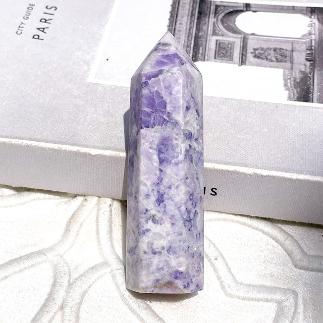 Purple Howlite Point 6 ✧ パープルハウライト
