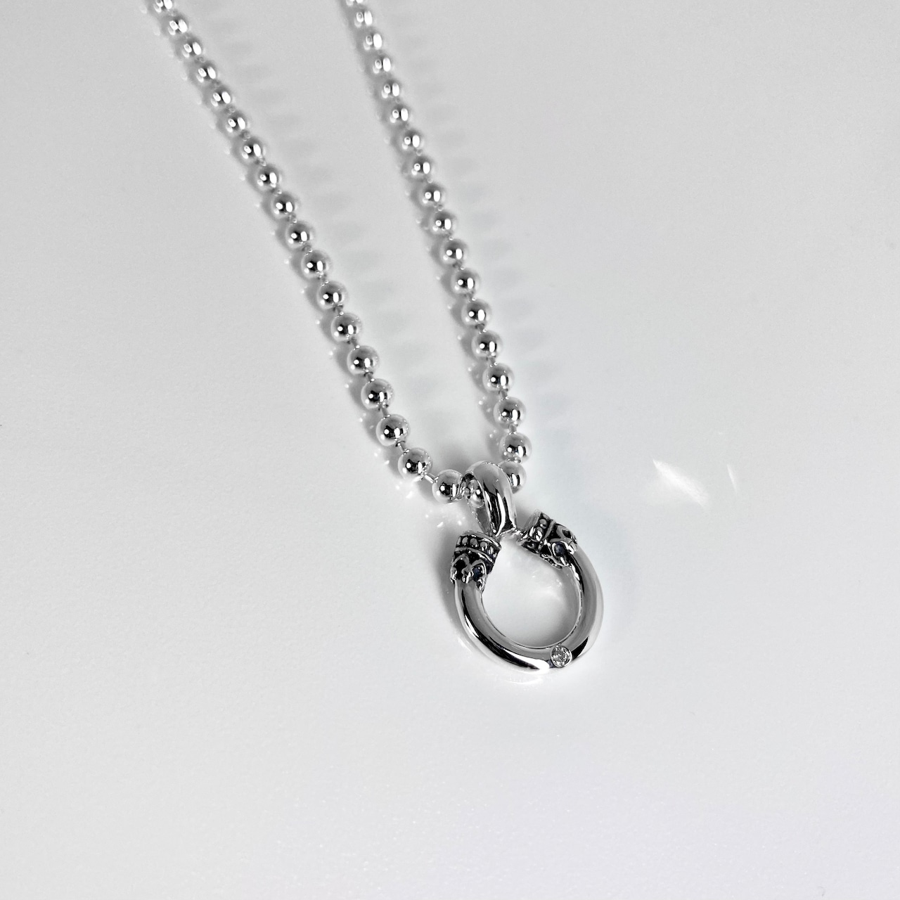 CROWN HORSESHOE with DIAMOND PENDANT / クラウンホースシューダイヤモンドペンダント