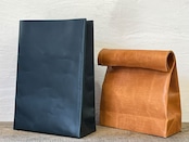 【限定カラー】牛革の紙袋のようなただの袋