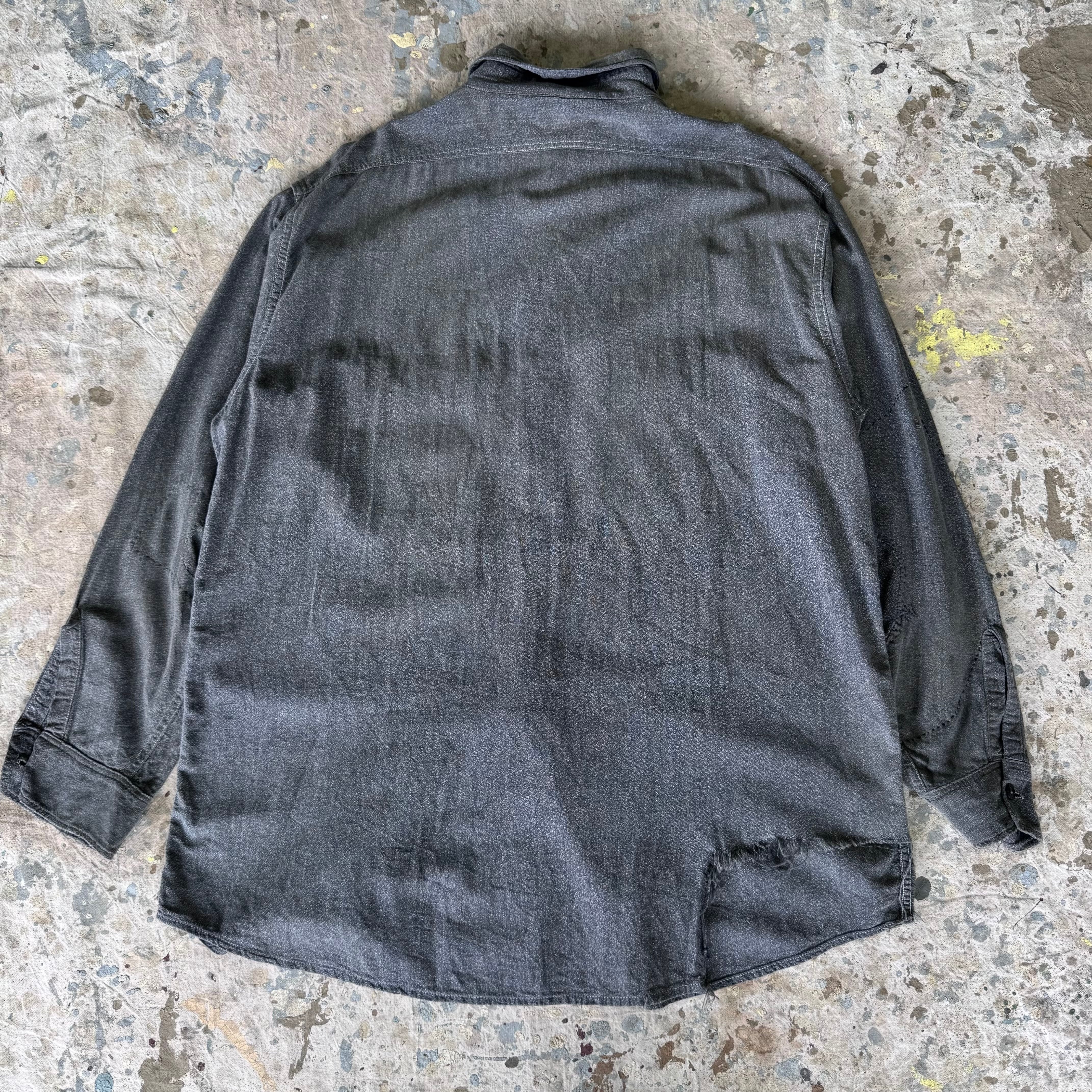BORO 50~60s BIGMAC ブラックシャンブレーシャツ 黒シャン | 古着屋
