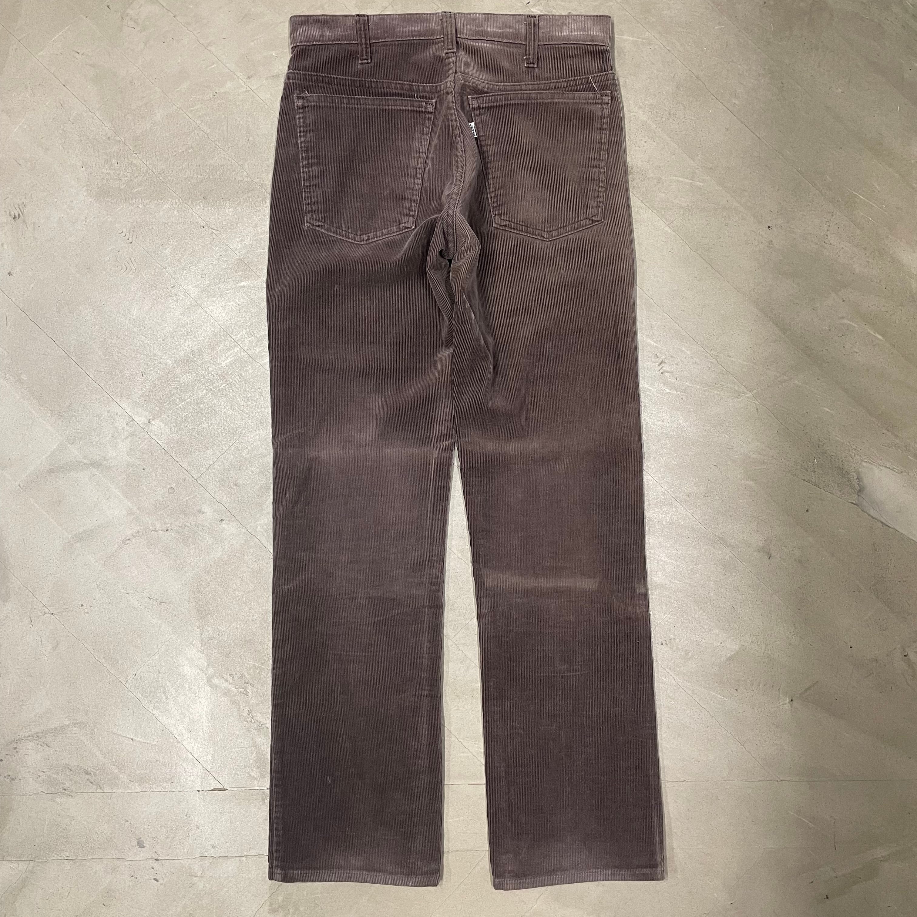 80s levi's 519 コーズ　コーデュロイ usa製　ダークブラウン 80s Levi's 519 コーデュロイパンツ USA リーバイス ブラウン