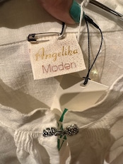 Angelika MODEN 西ドイツ製 メタルフック ディンドルブラウス