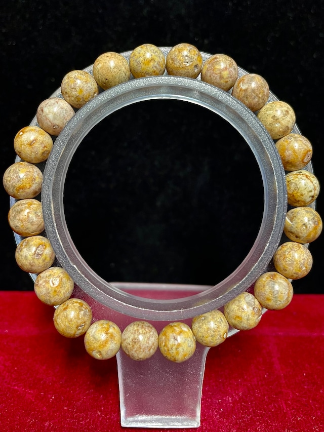 5) 日本人の「心」に寄り添う御守り「姫川薬石」ブレスレット8mm