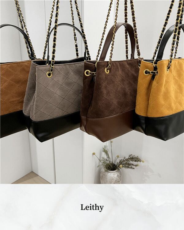 Quilted chain shoulder bag◇5color TH3564