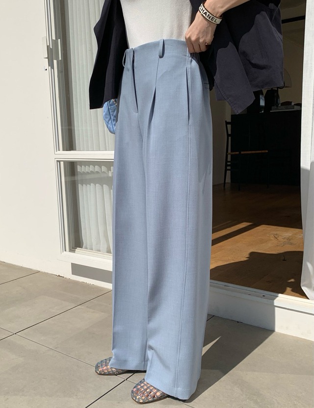 【新作5％OFF・3日間】Spring Simple Slacks_2colors