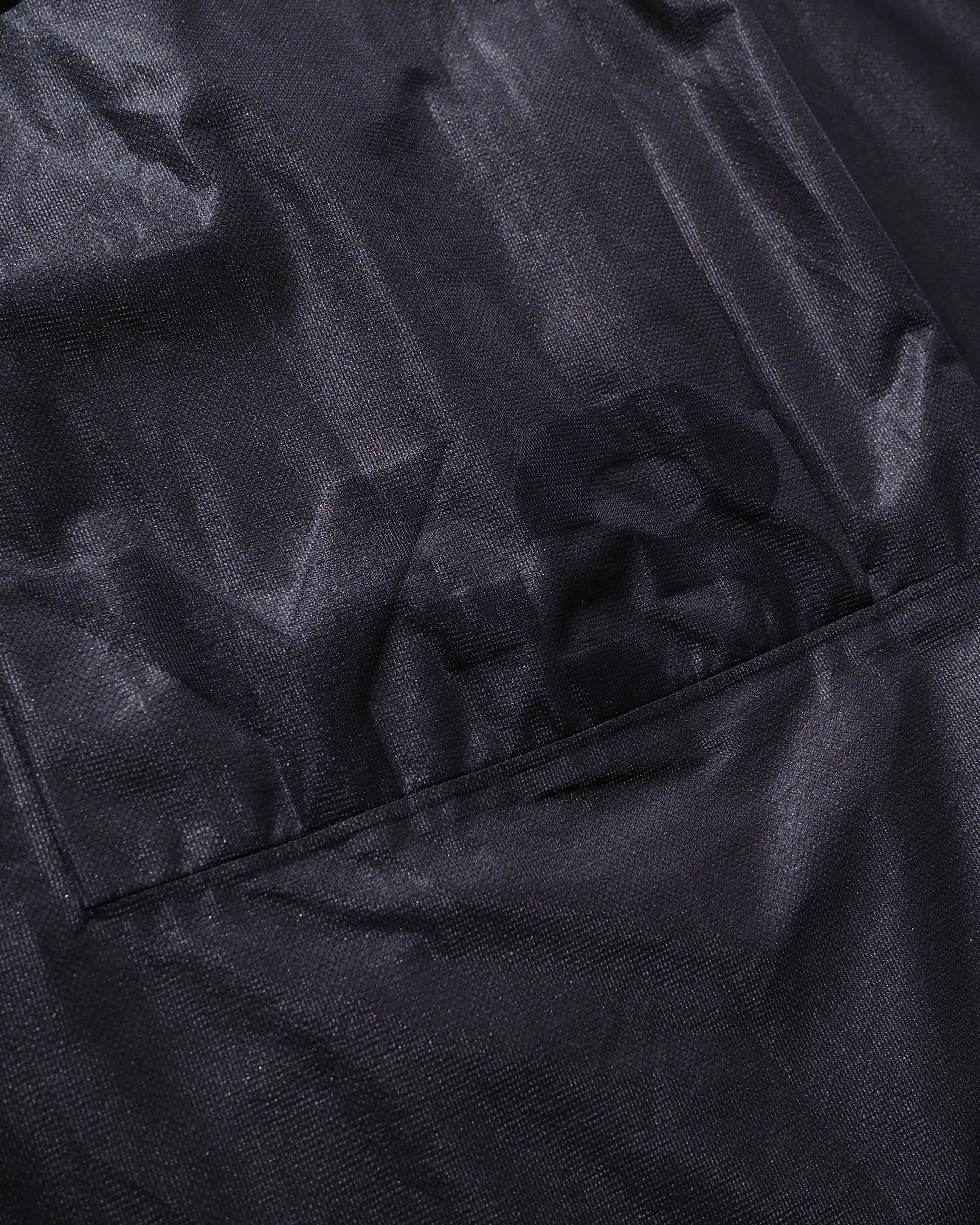"Y-3(Yohji Yamamoto)" Black sheer Waterproof Nylon Tech Full zip jacket