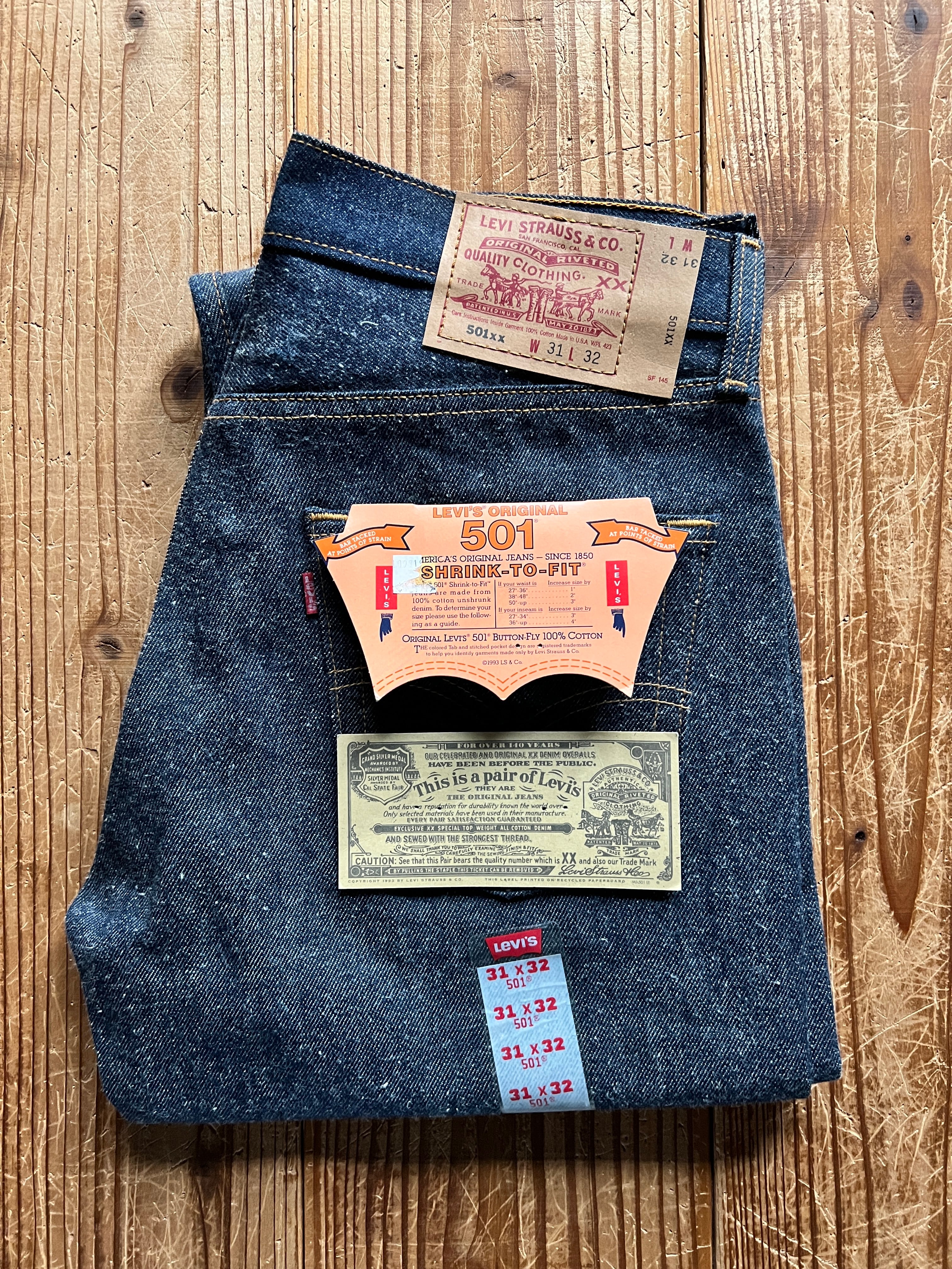 90's Levi's 501 デニムパンツ DEADSTOCK 表記(31×32) USA製
