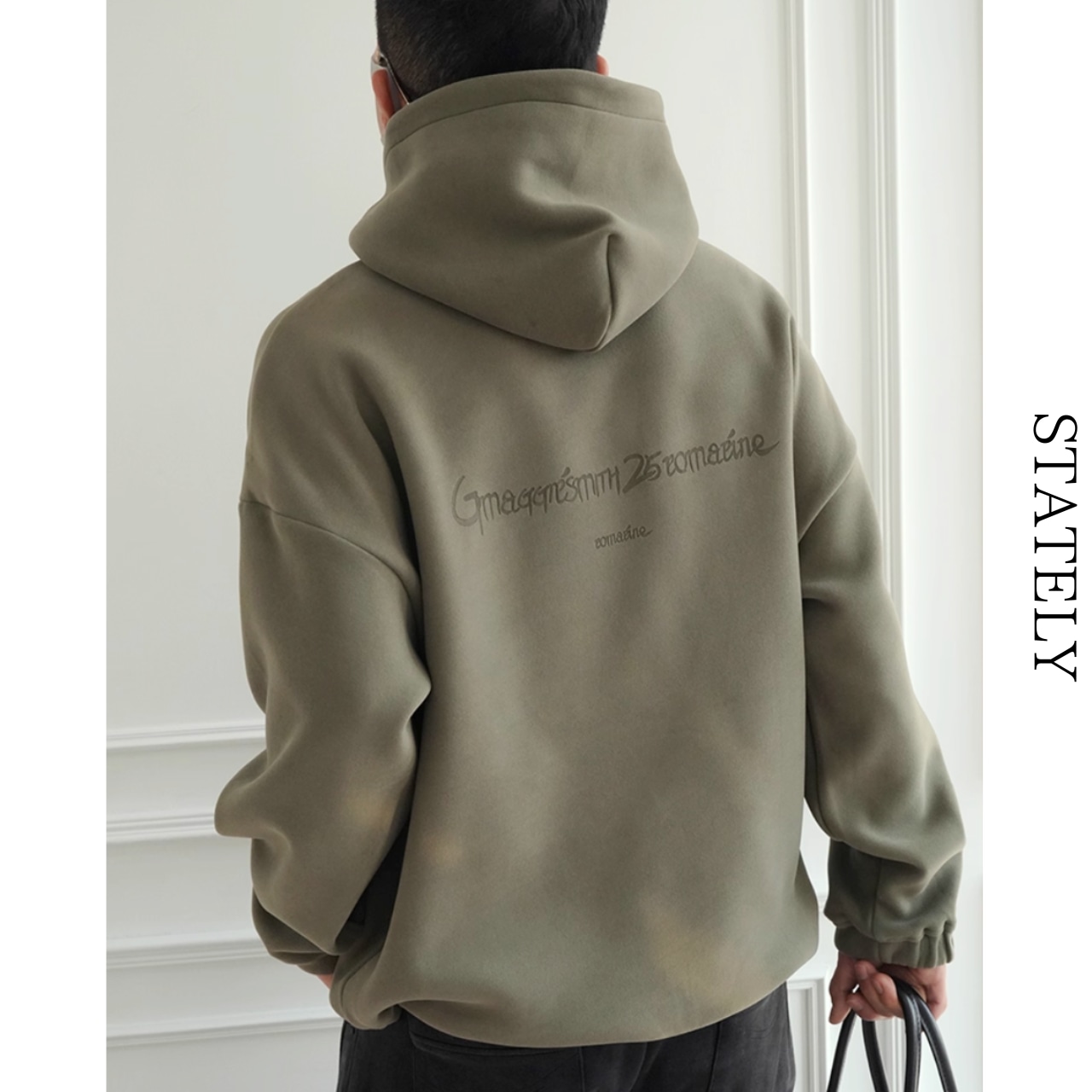 Back Logo Fleece Hoodie/3color_T154・画像4