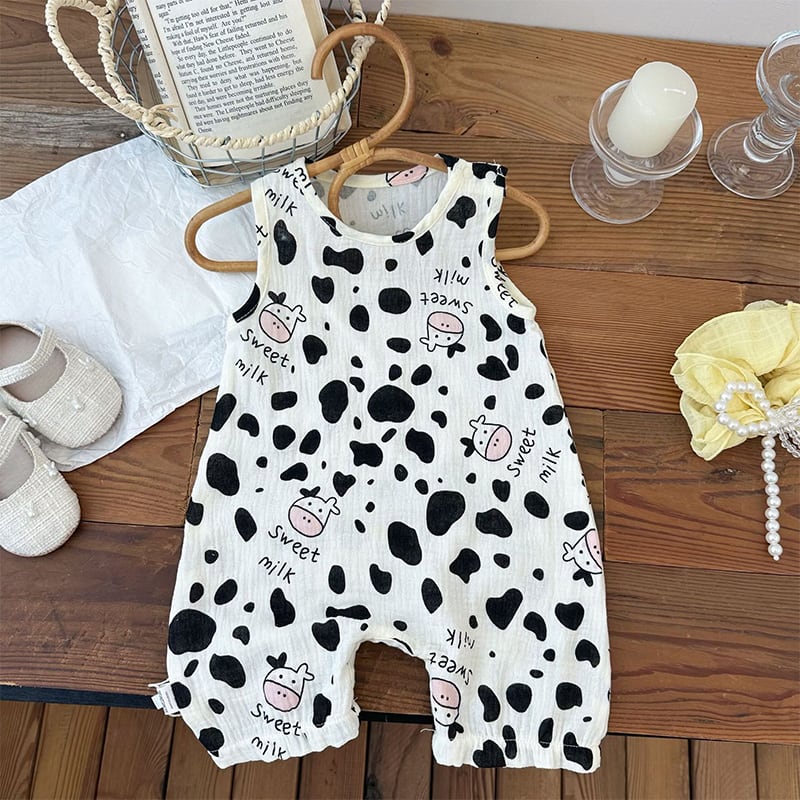 Kaz. N☆タンクトップロンパース BABY】夏作小花or動物柄タンクトップロンパース | 韓国子供服通販 - Baker