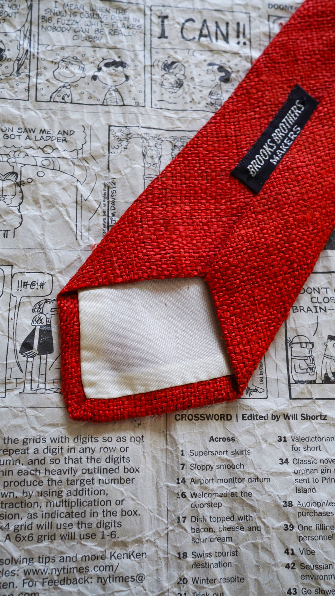 1960s】BROOKS BROTHERS ブルックスブラザーズ ソリッドタイ 《黒タグ