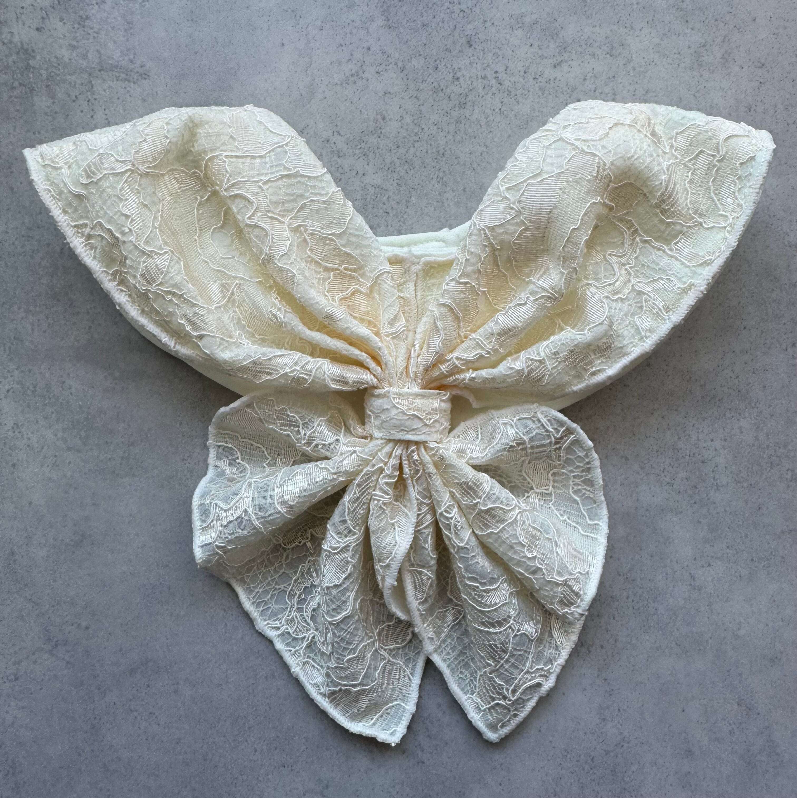 3.LIETO スリーリエート | スタイーフ Lusso レースアイボリー スカーフみたいなスタイ