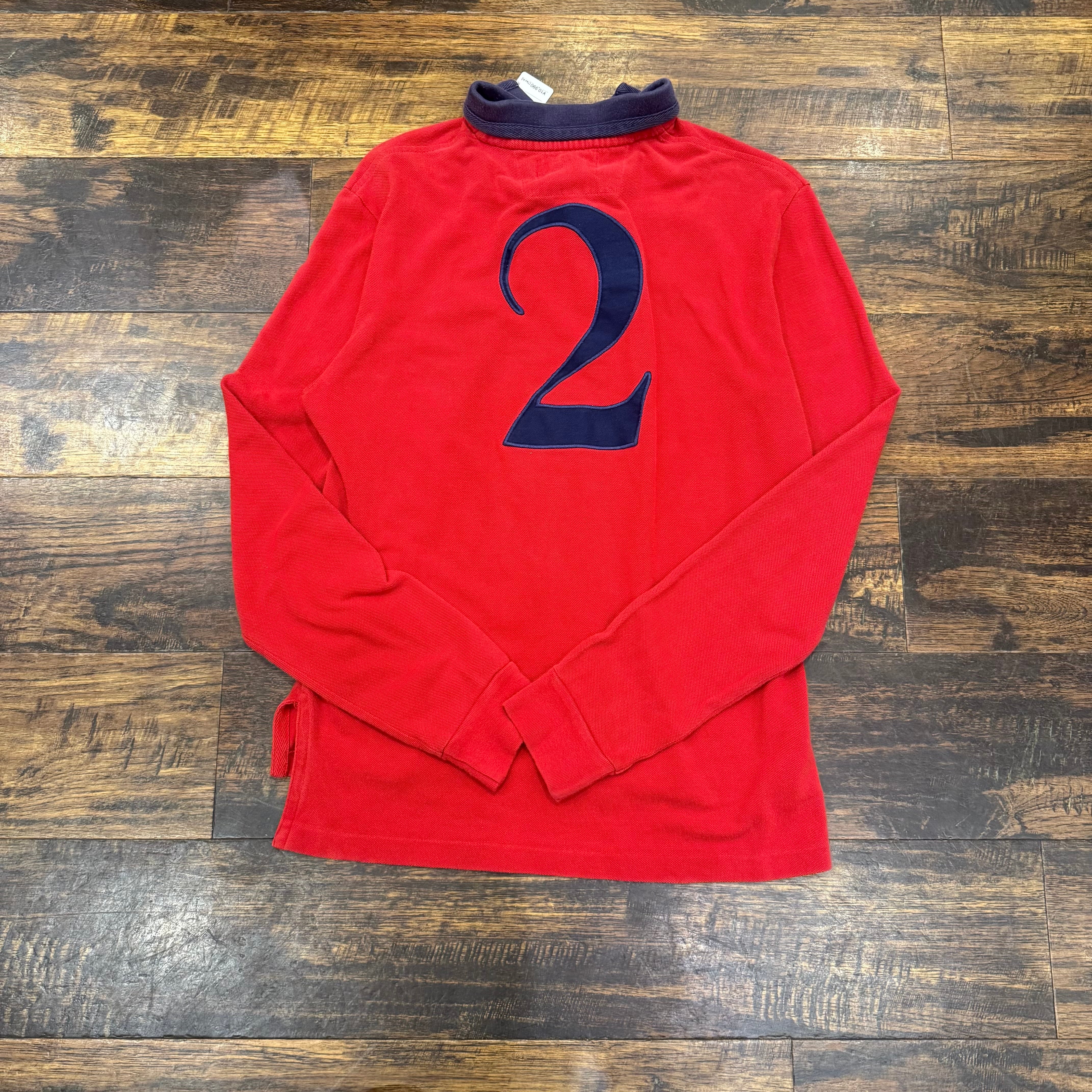 未使用保管品 ポロラルフローレン ビッグポニー 長袖ポロシャツ レッド系 POLO RALPH LAUREN（ポロ・ラルフローレン） ポロ ラルフローレン 長袖