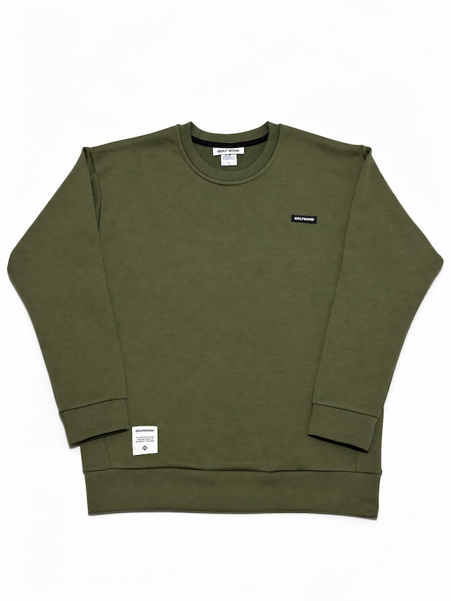 GB RUBBER TECK SWEAT CREW GREEN【PRE ORDER】 GB RUBBER TECK SWEAT CREW GREEN【PRE ORDER】