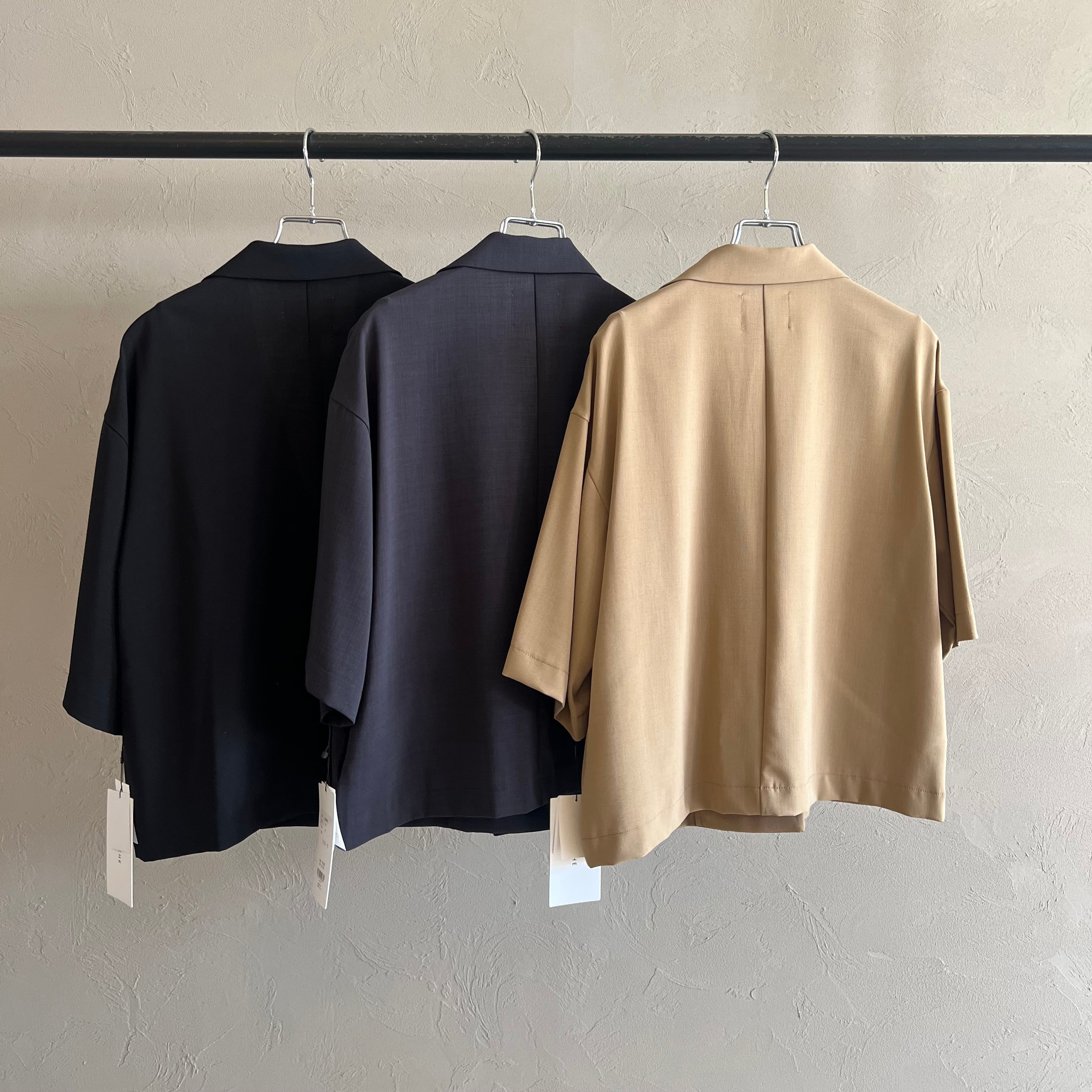 【ベージュ】【CLOCHE】接触冷感ショートジャケット CLOCHE 】接触冷感ハーフスリーブショートジャケット | valance 福井