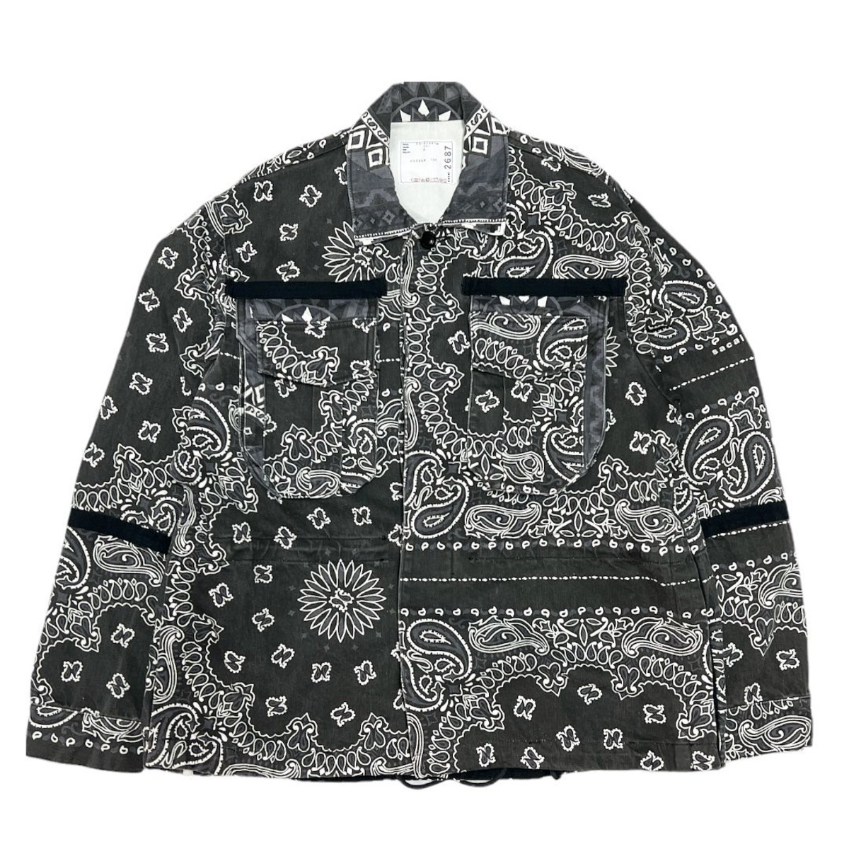 sacai 22SS PAISLEY FIELD JACKET A SHOP