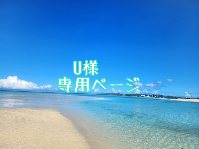 U様専用ページ