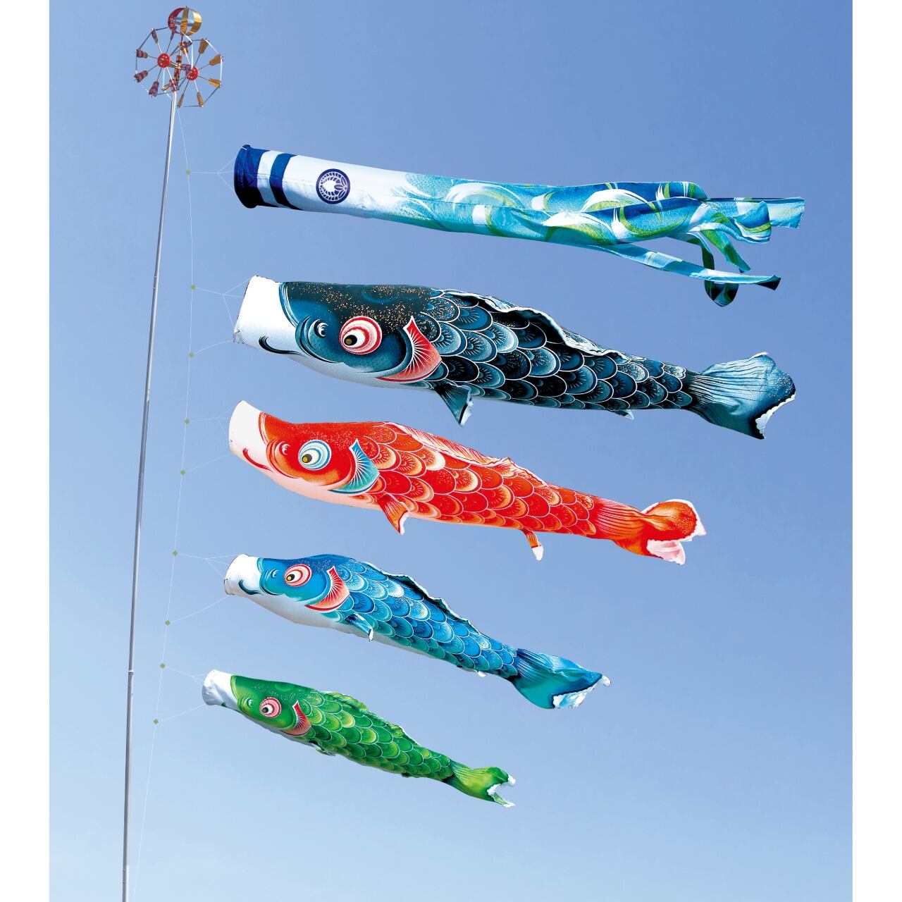 風舞大型セット　４M７点セット（徳永鯉のぼり）