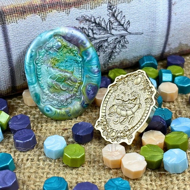 【縦35㎜×横23㎜】ムーンスターシー【スタンプヘッド】#SWH-MSS