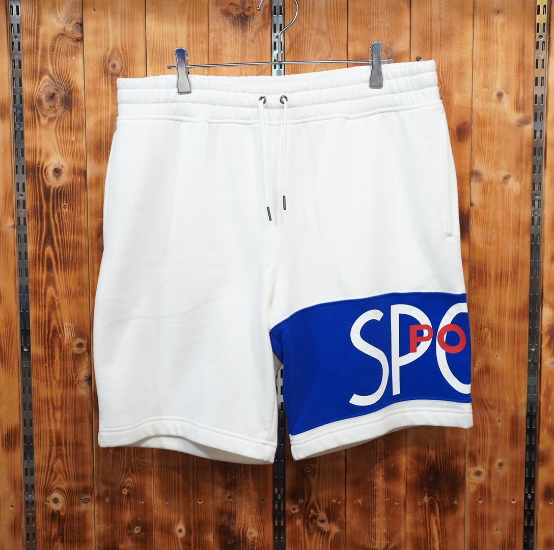 未使用タグ付き ralphlauren polosport スウェットパンツ M/ラルフローレン ポロスポーツ 復刻 スウェットショーツ ハーフパンツ