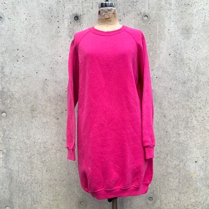 90's sweat one-piece "shocking pink"