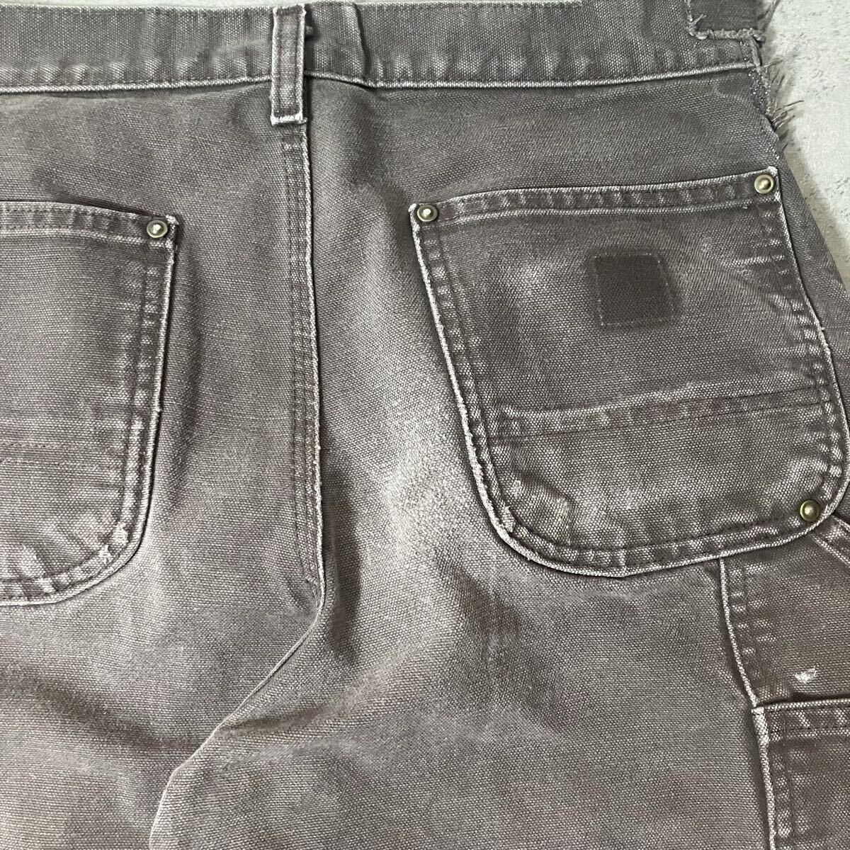 90s Carhartt ダブルニー ワークパンツブラウンダック フェード 90s Carhartt ダブルニー ワークパンツブラウンダック フェード