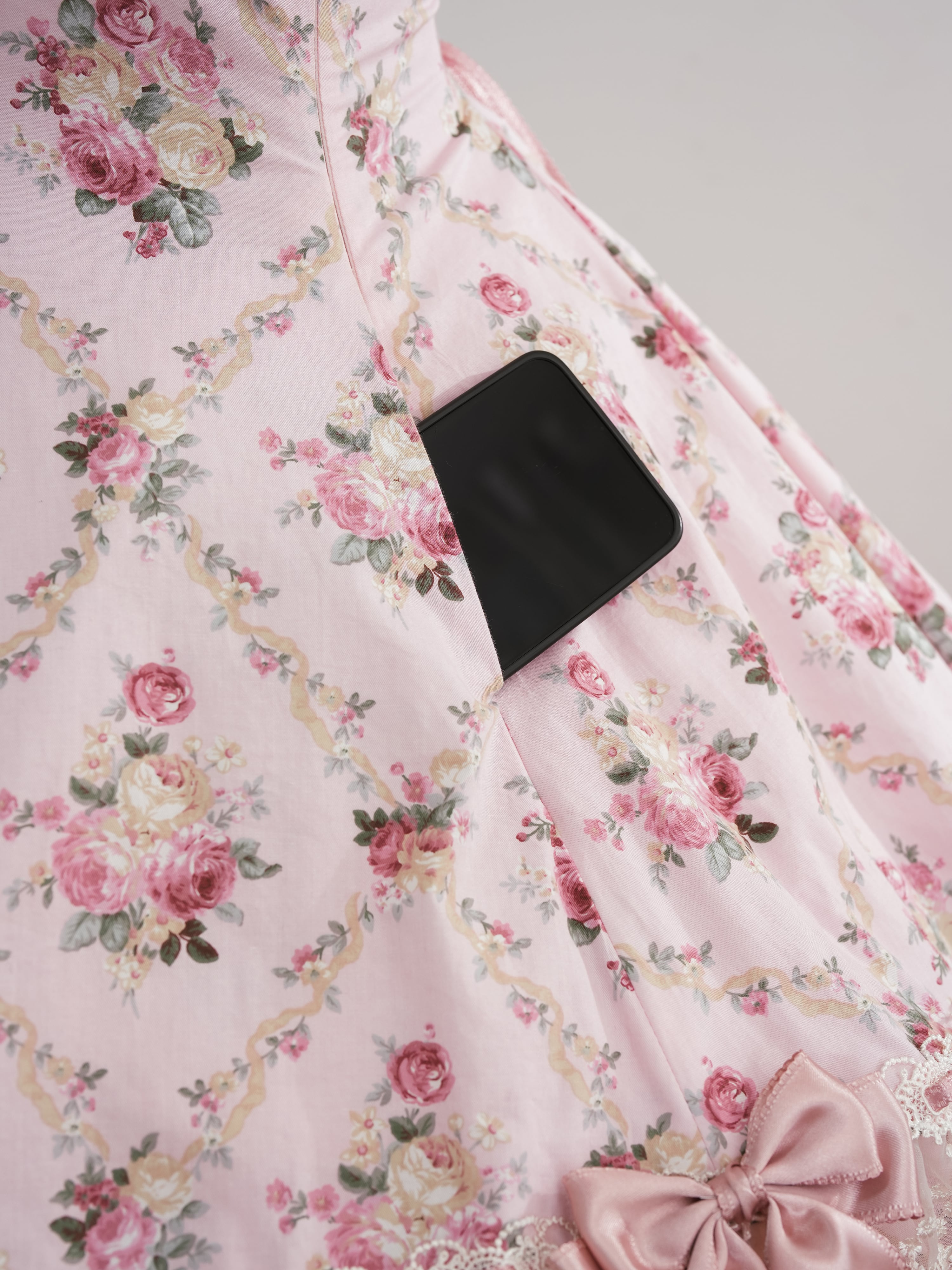 Fashion Show】フローレンス・ブーケ ラウンドヨークワンピース