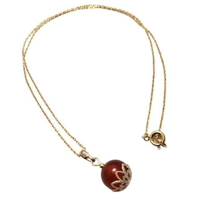 7月 誕生石 オレンジ カーネリアン ネックレス パワーストーン ペンダント レディース 誕生日プレゼント ギフト かわいい 可愛い おしゃれ オシャレ 手作り ハンドメイド メール便 送料無料 プレゼント シンプル 女性 アクセサリー