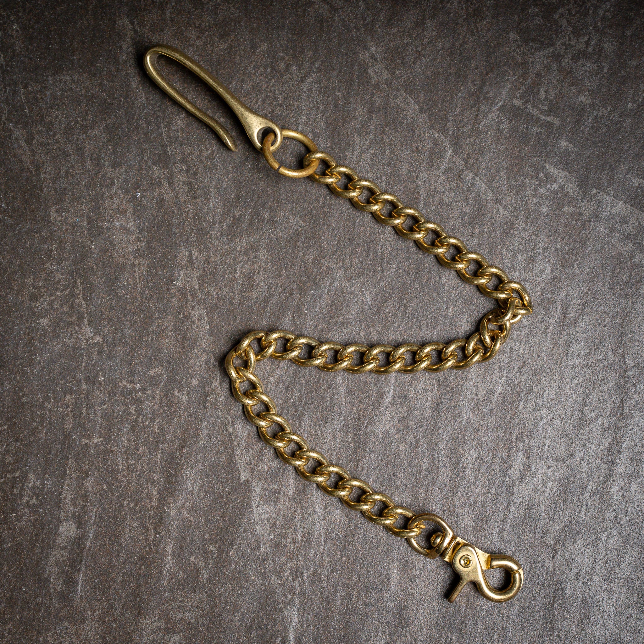 Additive and Line】Wallet Chain Brass Curb Chain WCH-008 新品
