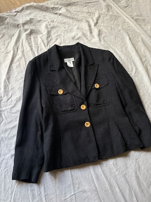Made in France Black silk Jacket