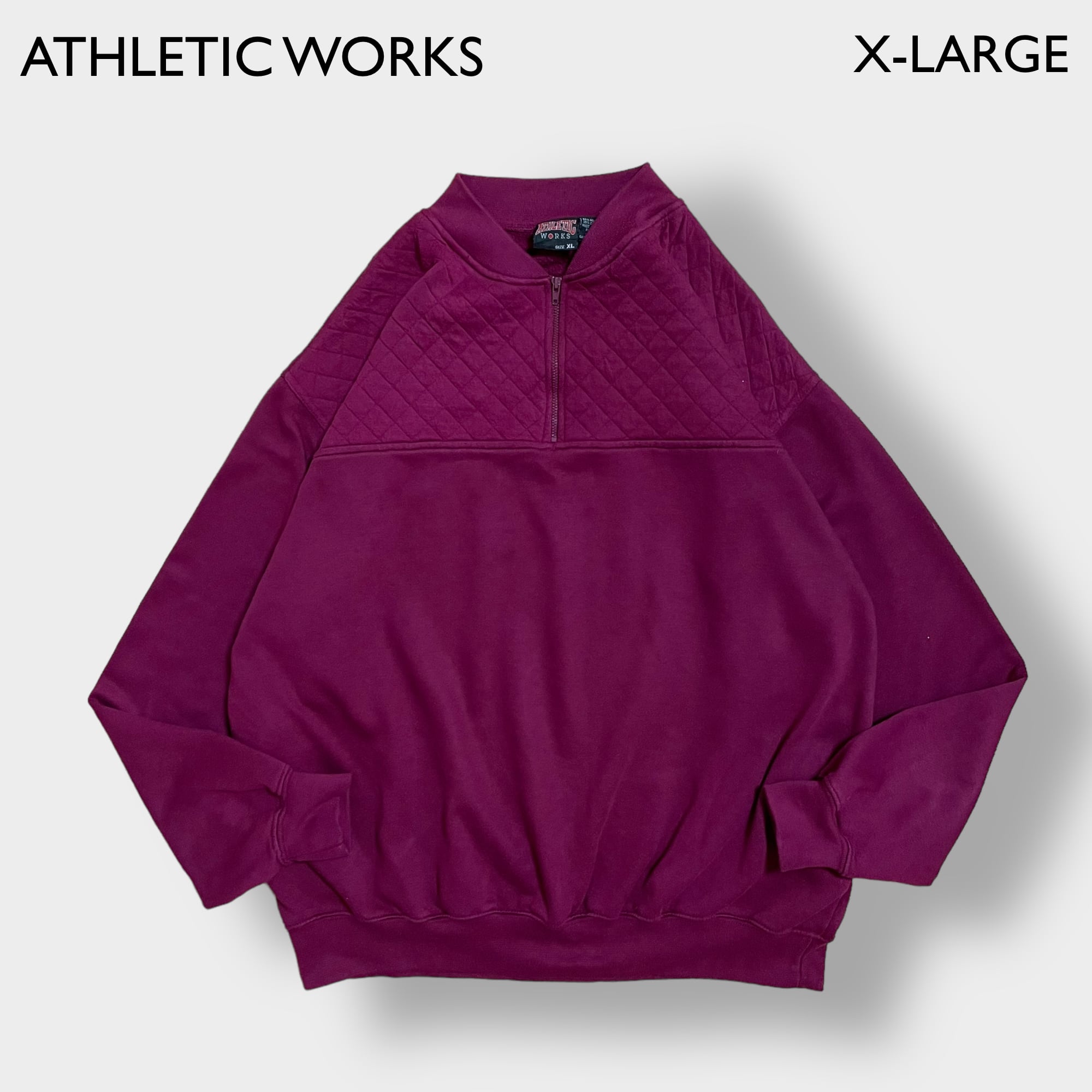 アメリカ古着ATHLETIC WORKS スウェット L - トレーナー