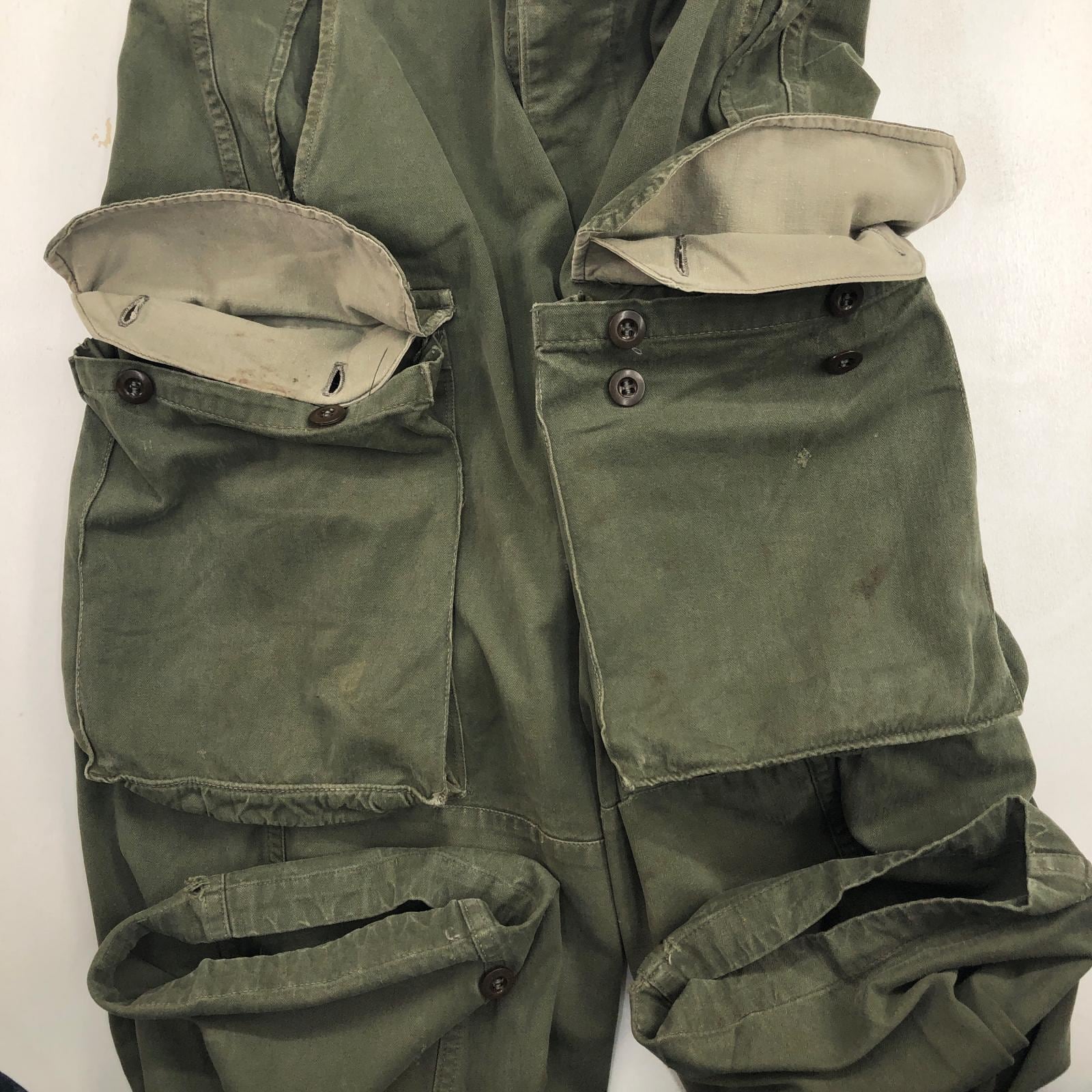 FRENCH ARMY フランス軍 60年代 M-47 カーゴパンツ 後期型 むきだし 1