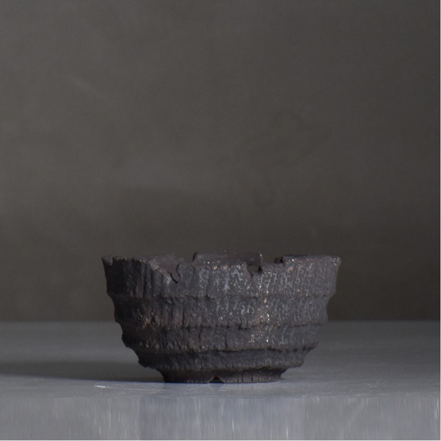 菊地元野 / AVOCADO BORDER ブラック 04/S/ 約φ10cm / 植木鉢
