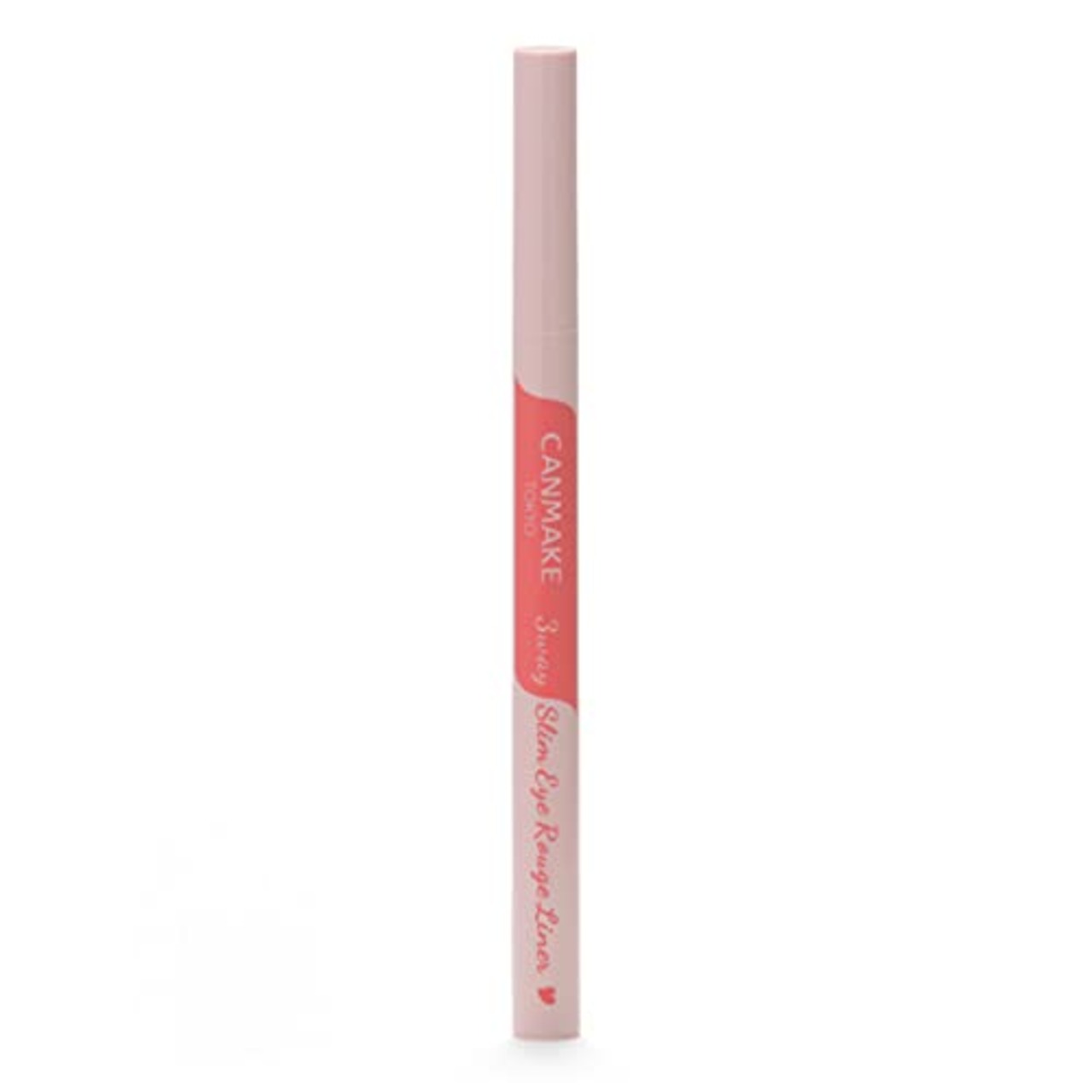 キャンメイク 3wayスリムアイルージュライナー01 ピュアレッド ダブルライン ふたえライナー 涙袋 アイプランパー 1個 (x 1)