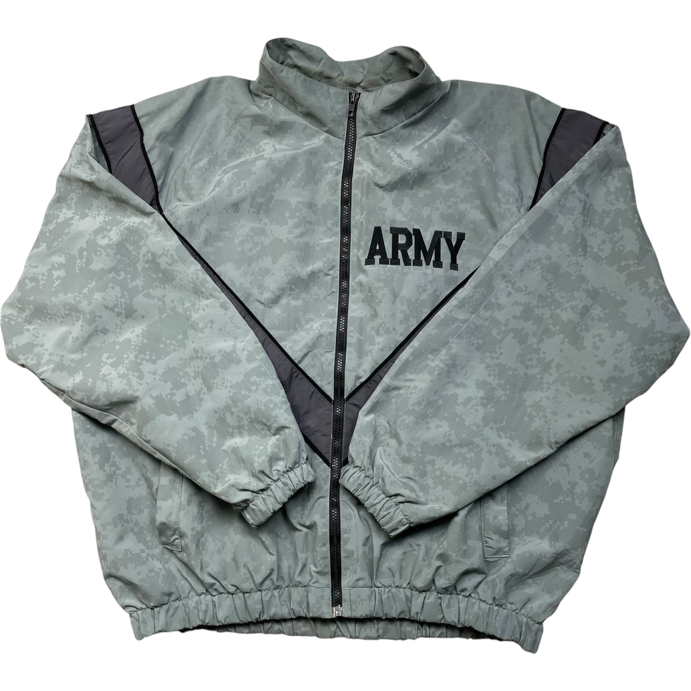 《XL》U.S.ARMY アメリカ陸軍 トレーニングジャケット ミリタリージャケット リフレクター デジタルカモ no.5790