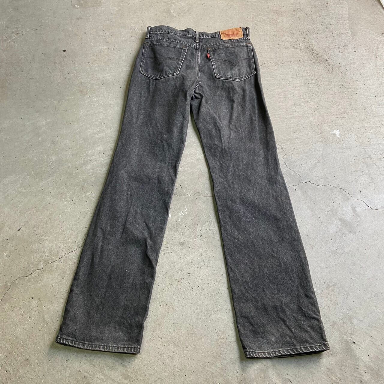 90年代 Levi's 505 ブラック ストレートデニム 楽天市場】90s リーバイス 505 ブラック デニム パンツ メンズ