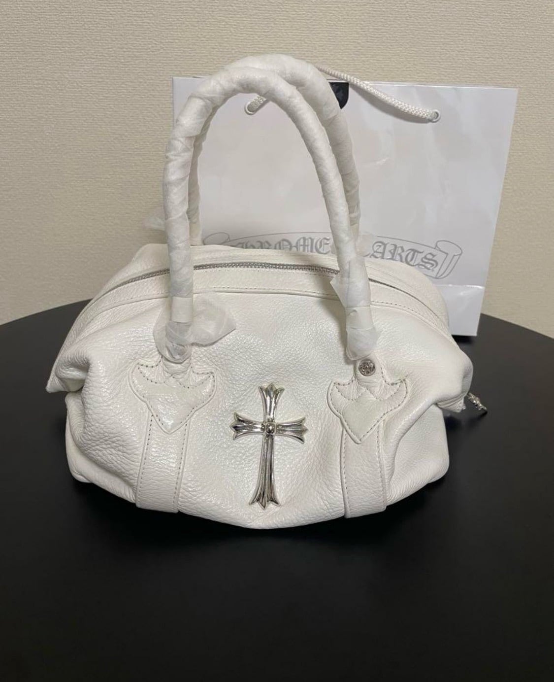 CHROME HEARTS クロムハーツ スクエアポケット CHクロス ミニ