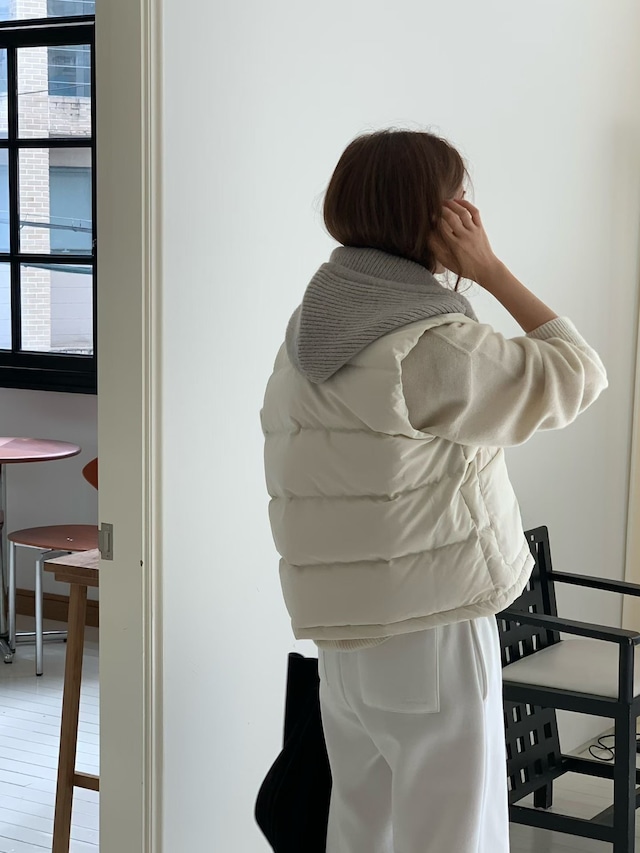 (予約) verveine / Bloom duck down vest 3color