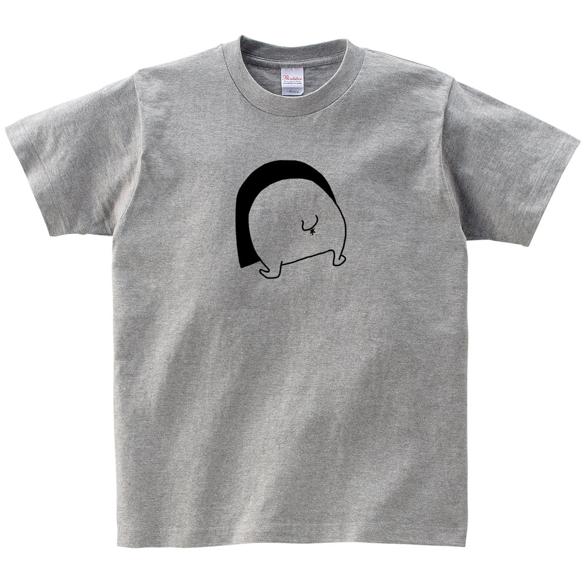 おしり プリプリ フレブル Tシャツ dog68 犬 ブヒ フレンチブルドッグ 服 ゆるい ユニーク イラスト おもしろ Tシャツ