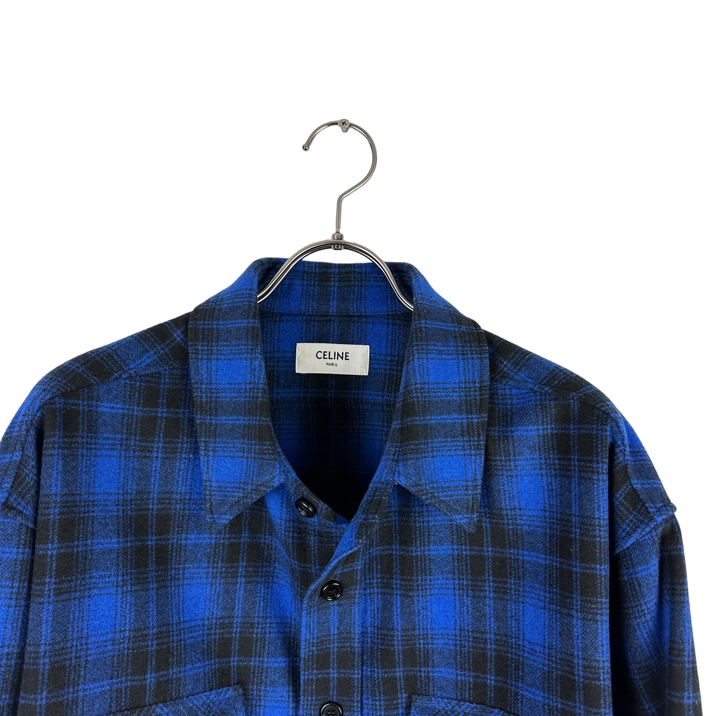 CELINE(セリーヌ) check shirt (blue) | command+enter CELINE(セリーヌ) check shirt (blue) | command+enter