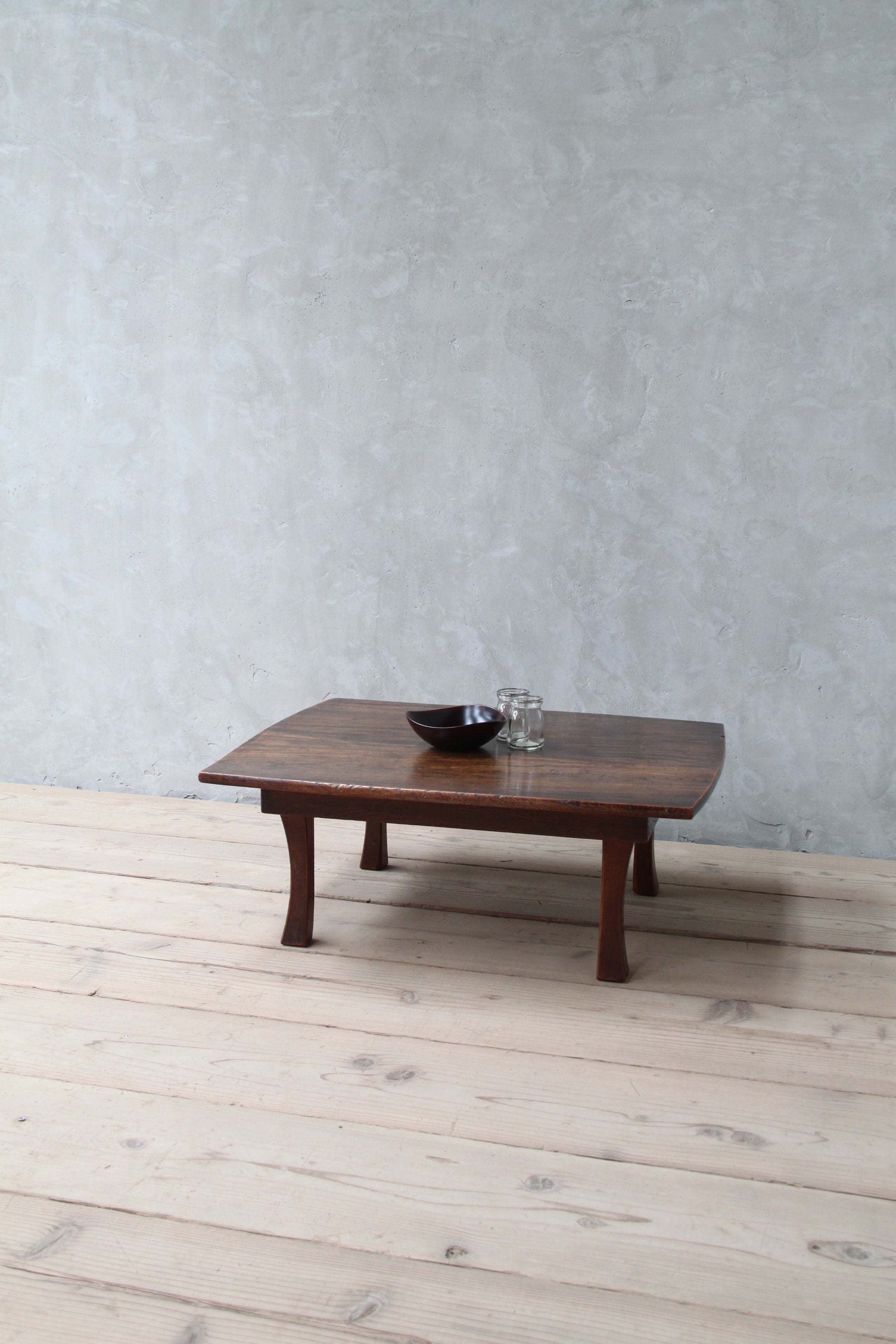 欅天板で重厚感のあるちゃぶ台 古家具/古道具/アンティーク/机