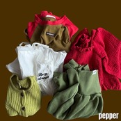 【取寄/韓国直送】PEPPER  26/AU スモークブラウス｜秋服｜韓国子供服
